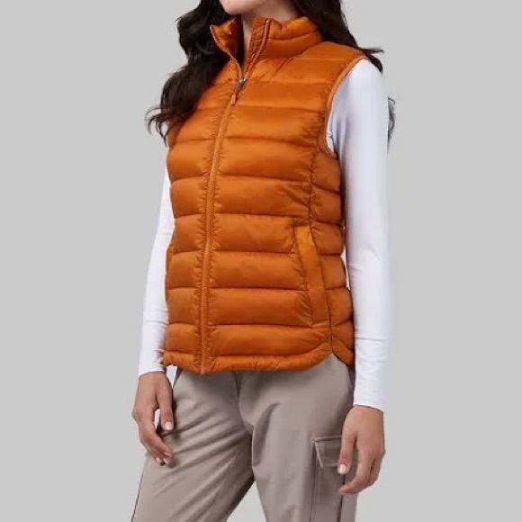 New with tags 32 Degrees Ladies' Vest Sz XXL Orange - Picture 4 of 5
